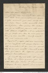 Nachlass Franz Steindachner, Brief von J. V. Barboza du Bocage an Franz Steindachner (07.03.1867), Inv.Nr. 23.01, Seite 1